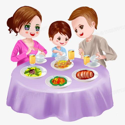 吃饭场景图片,一家人的美味共享  第2张