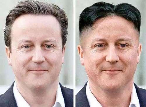 安倍搞笑发型图片大全,笑料横生的政治人物造型集锦  第3张